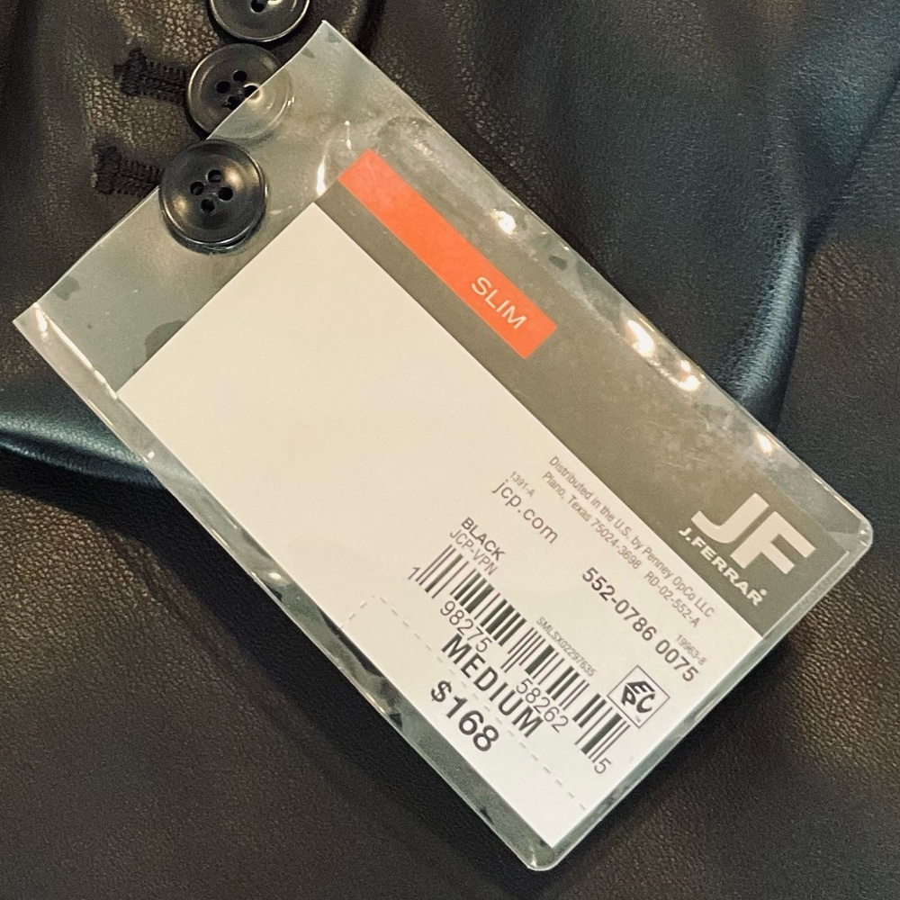 Leather Structured Blazer NWT - image 10